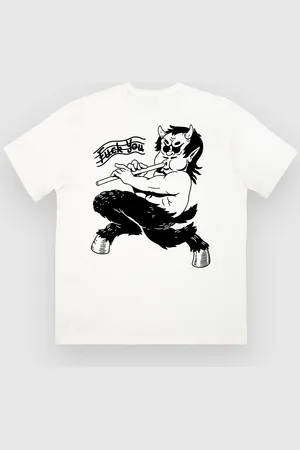 The Dudes Pan Seasonal Camiseta blanco