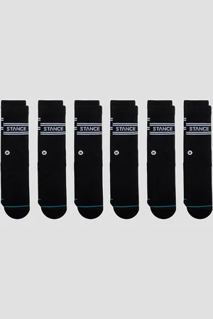 Stance Basic Crew 6 Pack Socks negro
