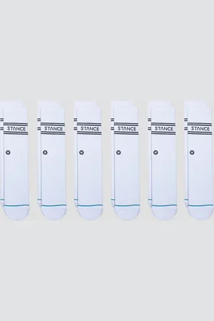 Stance Basic Crew 6 Pack Socks blanco