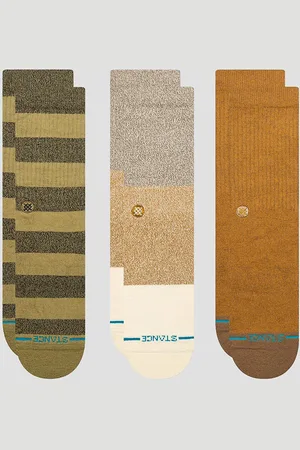 Stance Cubical Crew 3 Pack Socks estampado