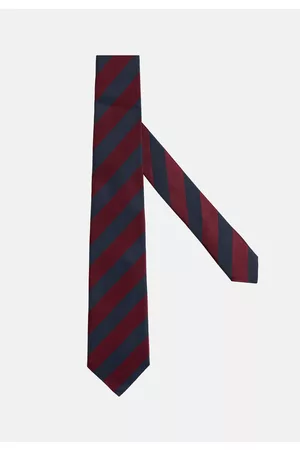 Boggi Milano Corbata Regimental De Seda