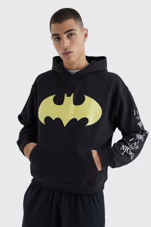 Sudadera con Capucha-Máscara y Capa para Niño 'Batman', Negro