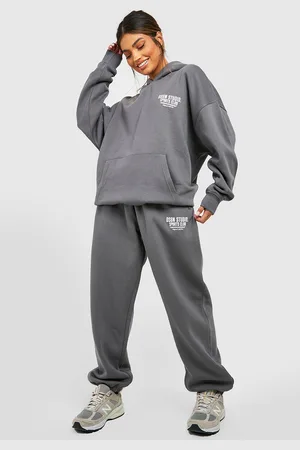Boohoo Pantalón Deportivo Oversize Con Eslogan Sports Club