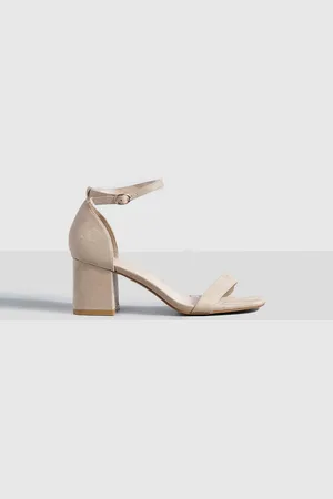 Boohoo Tacones De Holgura Ancha Minimalistas Bajos Gruesos