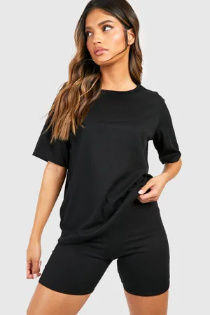 Boohoo Conjunto Coordinado Oversize De Camiseta Y Pantalón Corto De Ciclista