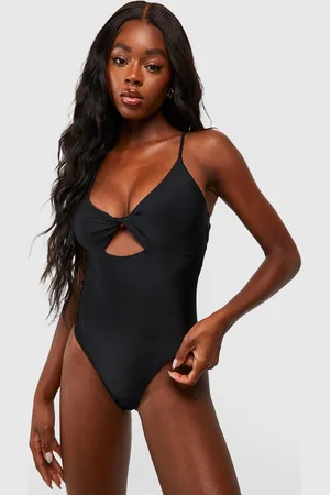 Boohoo Bañador Con Nudo Frontal Y Control De Barriga