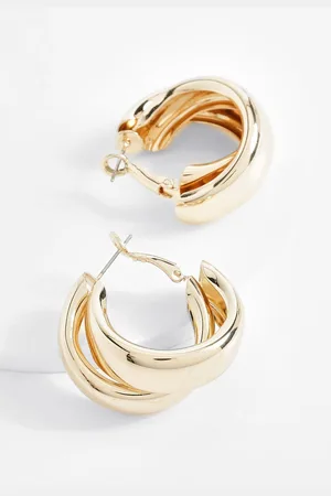 Boohoo Pendientes De Aro Doble