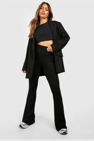 Boohoo Pantalón De Campana De Tiro Alto Básico