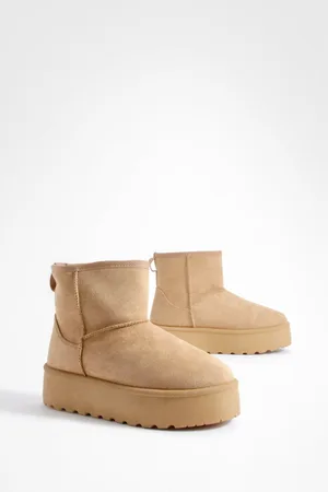 Boohoo Botas Mini Cómodas De Holgura Ancha Con Plataforma