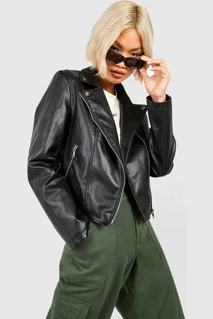 Boohoo Chaqueta Motera De Cuero Sintético