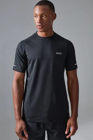 Boohoo Camiseta Man Active Deportiva De Ranglán
