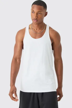 Boohoo Top Sin Mangas Básico Con Espalda De Nadador
