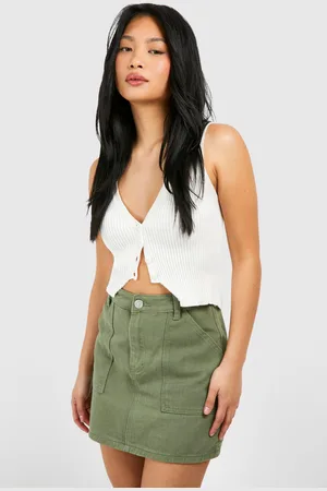 Boohoo Minifalda Petite Cargo