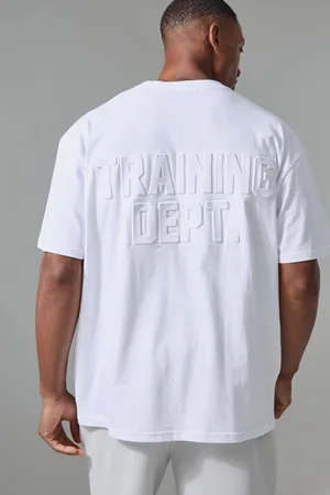 Boohoo Camiseta Oversize Man Acitve Training Dept En Relieve