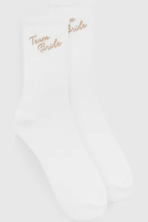 Boohoo Calcetines Con Estampado Team Bride