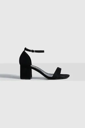 Boohoo Tacones De Holgura Ancha Minimalistas Bajos Gruesos