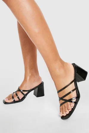 Boohoo Sandalias Mule Con Tiras Gruesas