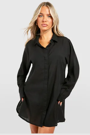 Boohoo Pack De 2 Camisas Para La Playa Oversize Efecto Lino