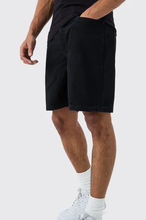 Boohoo Pantalones Cortos Vaqueros Holgados Sin Tratar En