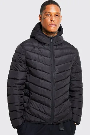 Boohoo Chaqueta Acolchada Con Capucha Y Cremallera