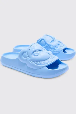 Boohoo Sandalias Perforadas Con Estampado De Osito Malvado