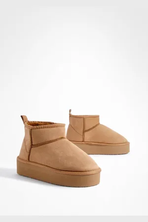Boohoo Botas Tobilleras Cómodas Con Plataforma