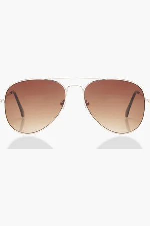 Boohoo Gafas De Sol Estilo Aviador Con Lentes Marrones