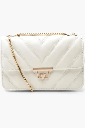 Boohoo Bolso Cruzado Acolchado De Cuero Sintético Con Cadena