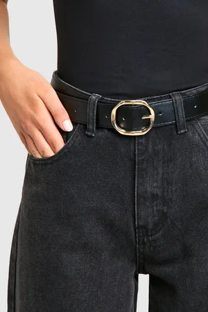 Boohoo Cinturón Con Hebilla Inclinada