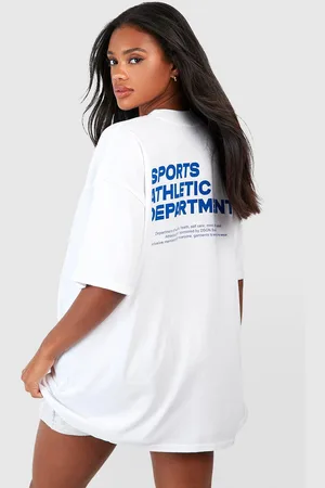 Boohoo Camiseta Oversize Con Eslogan Sports Athletic En La Espalda
