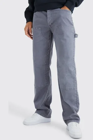Boohoo Pantalón Tall Estilo Carpintero Holgado Sobreteñido