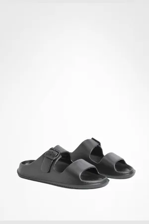 Boohoo Sandalias Gruesas Con Dos Tiras