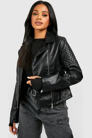 Boohoo Chaqueta Motera De Cuero Sintético