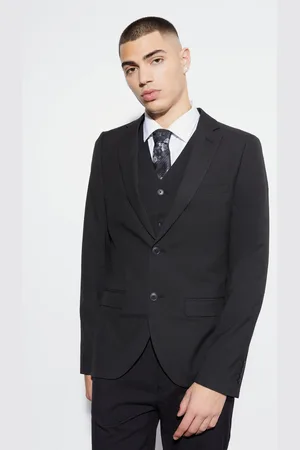 Boohoo Chaqueta De Traje Súper Ajustada Con Botonadura
