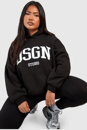 Boohoo Conjunto Plus De Leggings Y Sudadera Oversize Dsgn