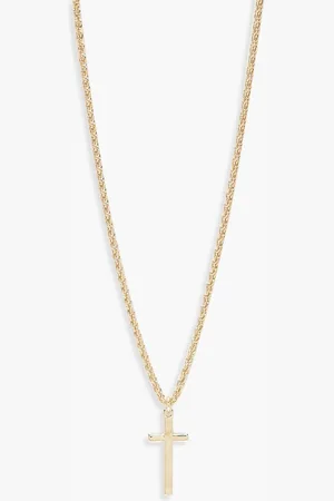 Boohoo Collar Vintage Con Cadena Y Cruz