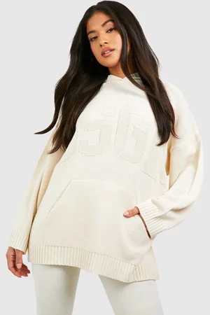 Boohoo Sudadera Petite De Punto Con Capucha