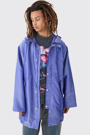 Boohoo Parka Líquida Metálica