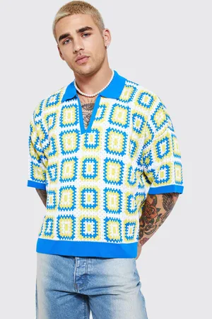 Boohoo Polo De Croché Recto De Manga Corta Con Solapas