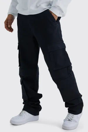 Boohoo Vaqueros Tall Holgados Desteñidos Con Multibolsillos Cargo