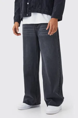 Boohoo Vaqueros Súper Holgados Sin Tratar