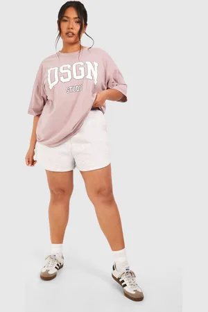 Boohoo Camiseta Plus Oversize Con Eslogan Dsgn Studio