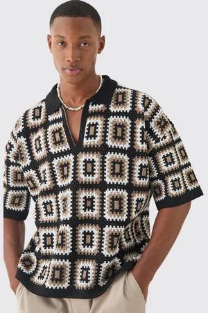 Boohoo Polo Oversize Recto De Punto Croché