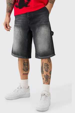 Boohoo Pantalón Corto Vaquero Estilo Carpintero