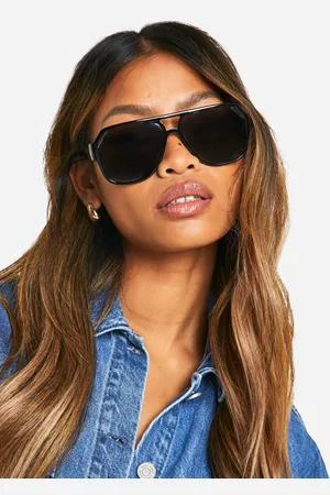 Boohoo Gafas De Sol De Aviador Con Montura Negra