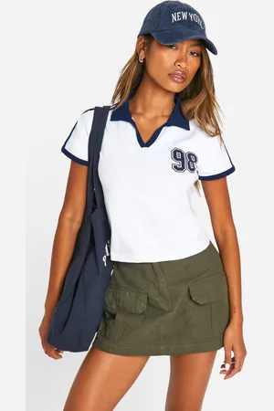Boohoo Camiseta Con Cuello De Polo 98