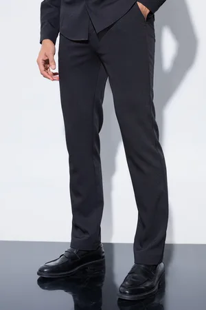 Boohoo Pantalón Entallado Recto Con Cintura Fija