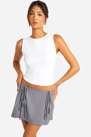 Boohoo Falda De Tenis Plisada Con Atadura Lateral