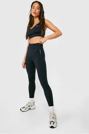 Boohoo Leggings Petite Moldeadores De Trasero Sin Costuras