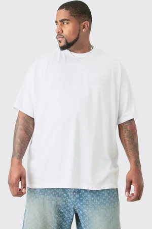 Boohoo Camiseta Plus Oversize Con Cuello De Caja